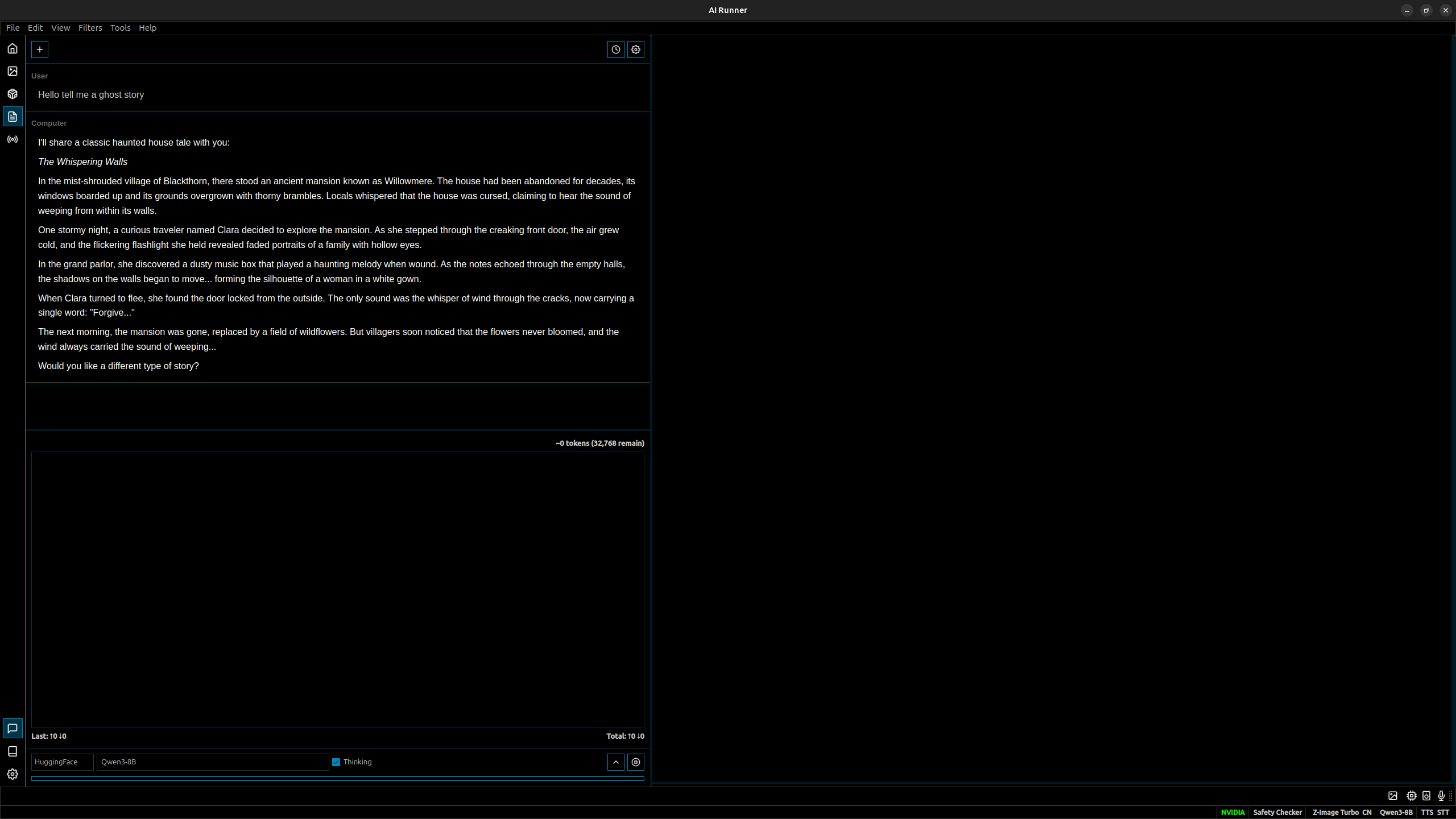 AI Runner Chat Interface