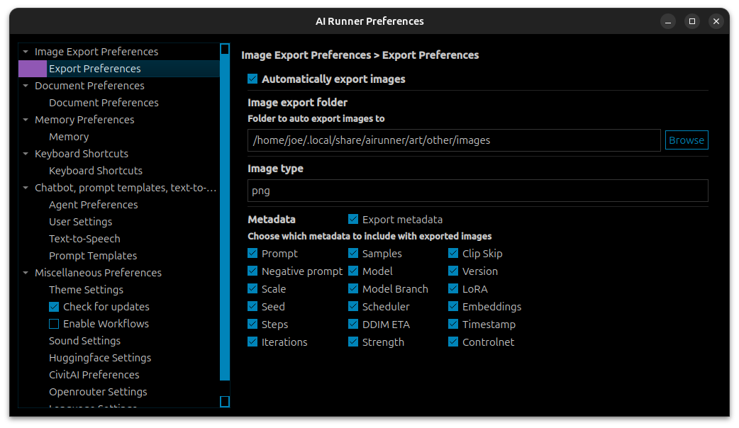 AI Runner Chat Interface